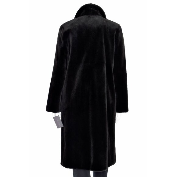 Jean Crisan 3/4 Length Reversible Black Sheared Mink Fur Coat - Picture 9 of 10